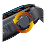 Hello ET585 Silicona Preto - Relógio inteligente