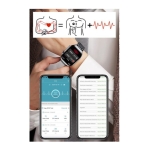 Hello ET585 Silicona Preto - Relógio inteligente