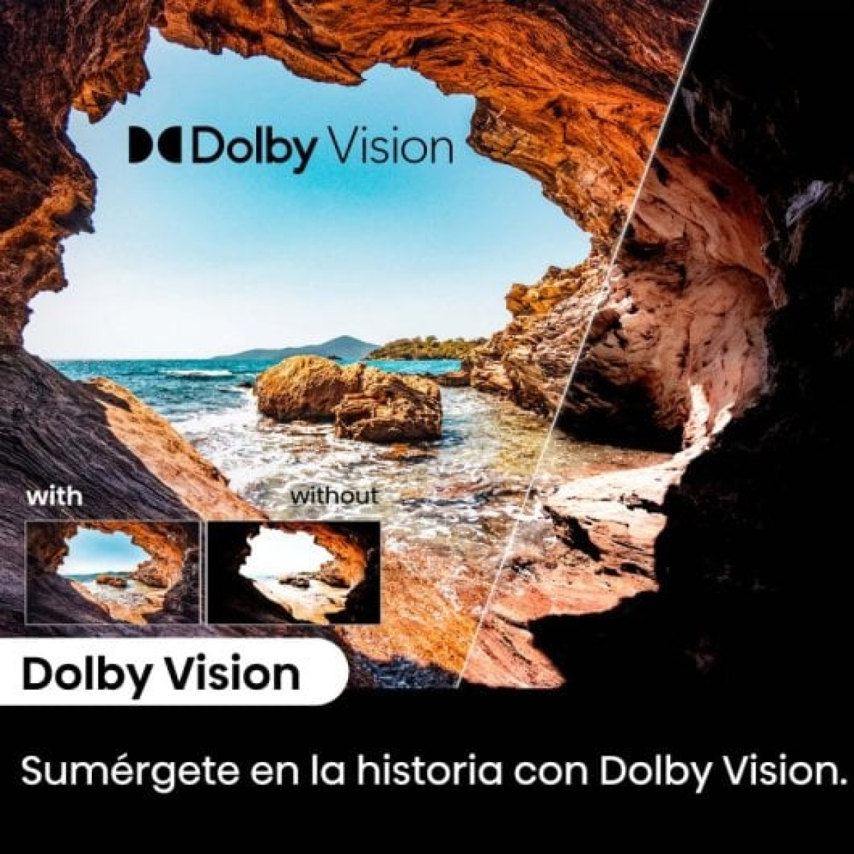 Hisense 50A6N 50" DLED UltraHD 4K Dolby Vision VIDAA Smart TV