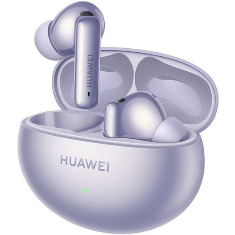 Huawei FreeBuds 6i Auriculares Bluetooth com Cancelamento Ativa Inteligente de Ruído 3.0 Roxos