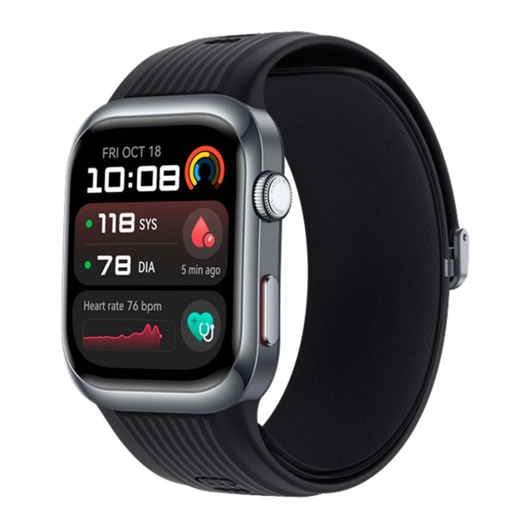 Huawei Watch D2 Preto com Bracelete de Fluoroelastómero - Smartwatch com GPS e NFC