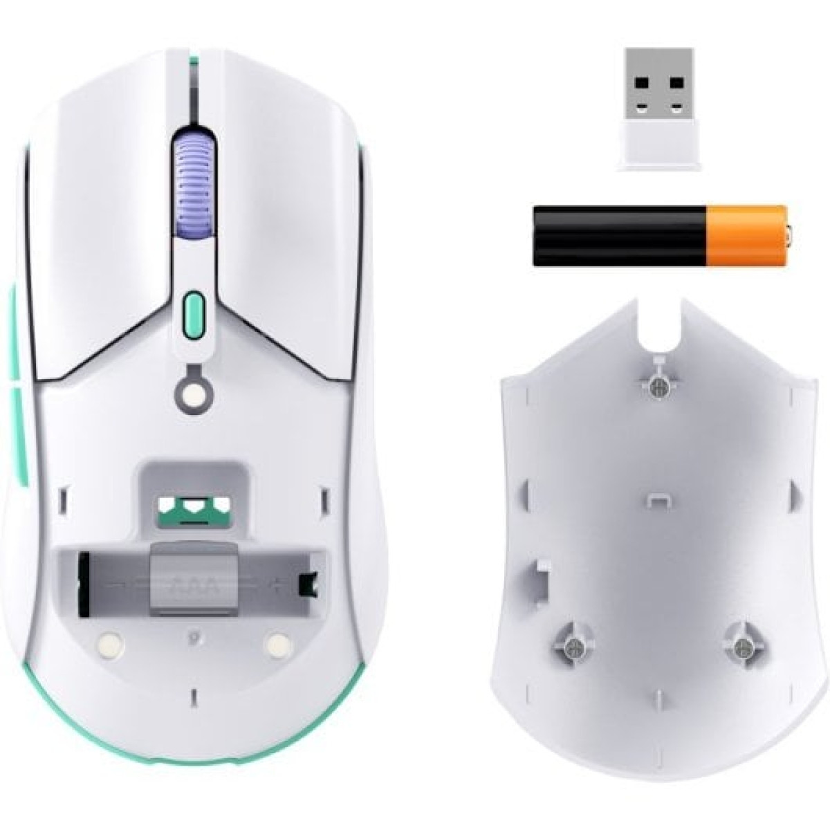 HyperX Pulsefire Haste 2 Core Wireless Rato Gaming Sem Fios 3200DPI Branco