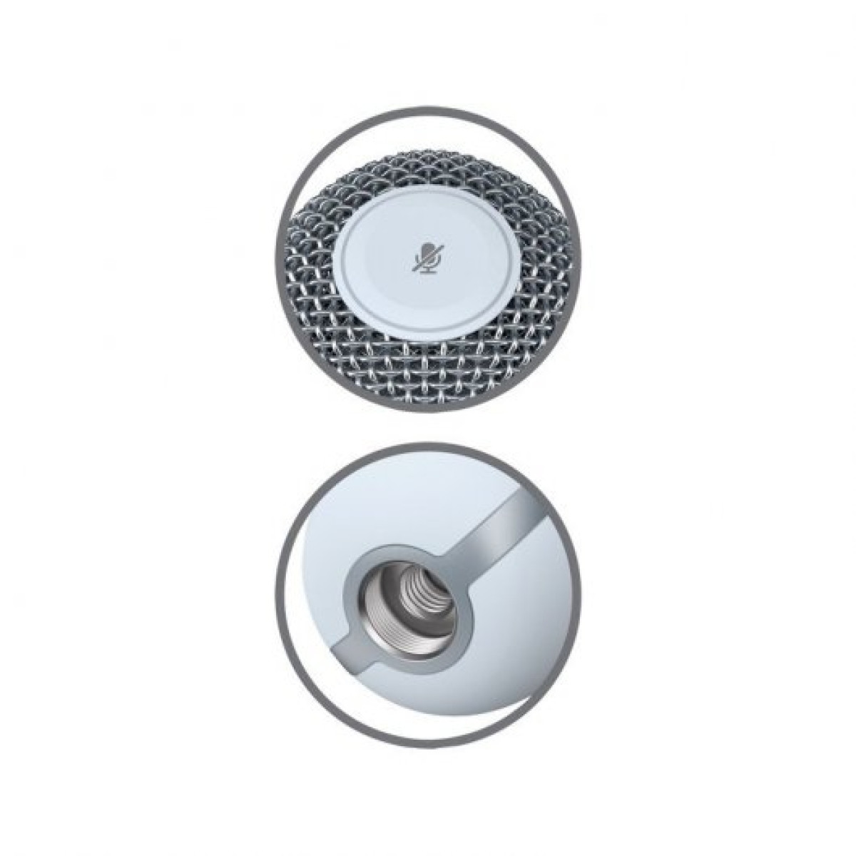 HyperX SoloCast Microfone Condensador USB Branco