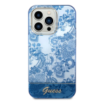 IPHONE 14 PRO MAX CAPA GUESS AZUL FLORAL