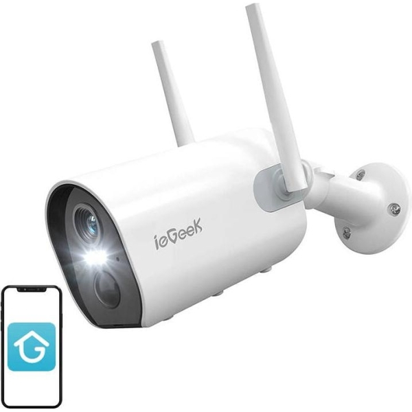 IeGeek Wireless WiFi outdoor camera ZS-GX2S white 5200mAh