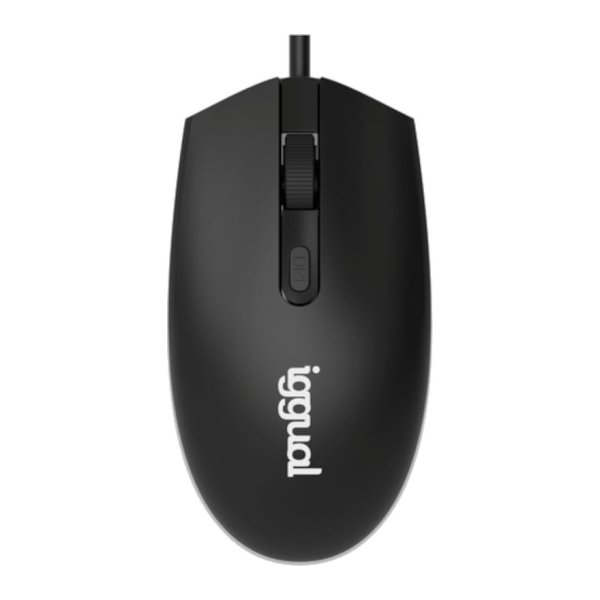 Iggual IGG317624 USB 1600 DPI Preto