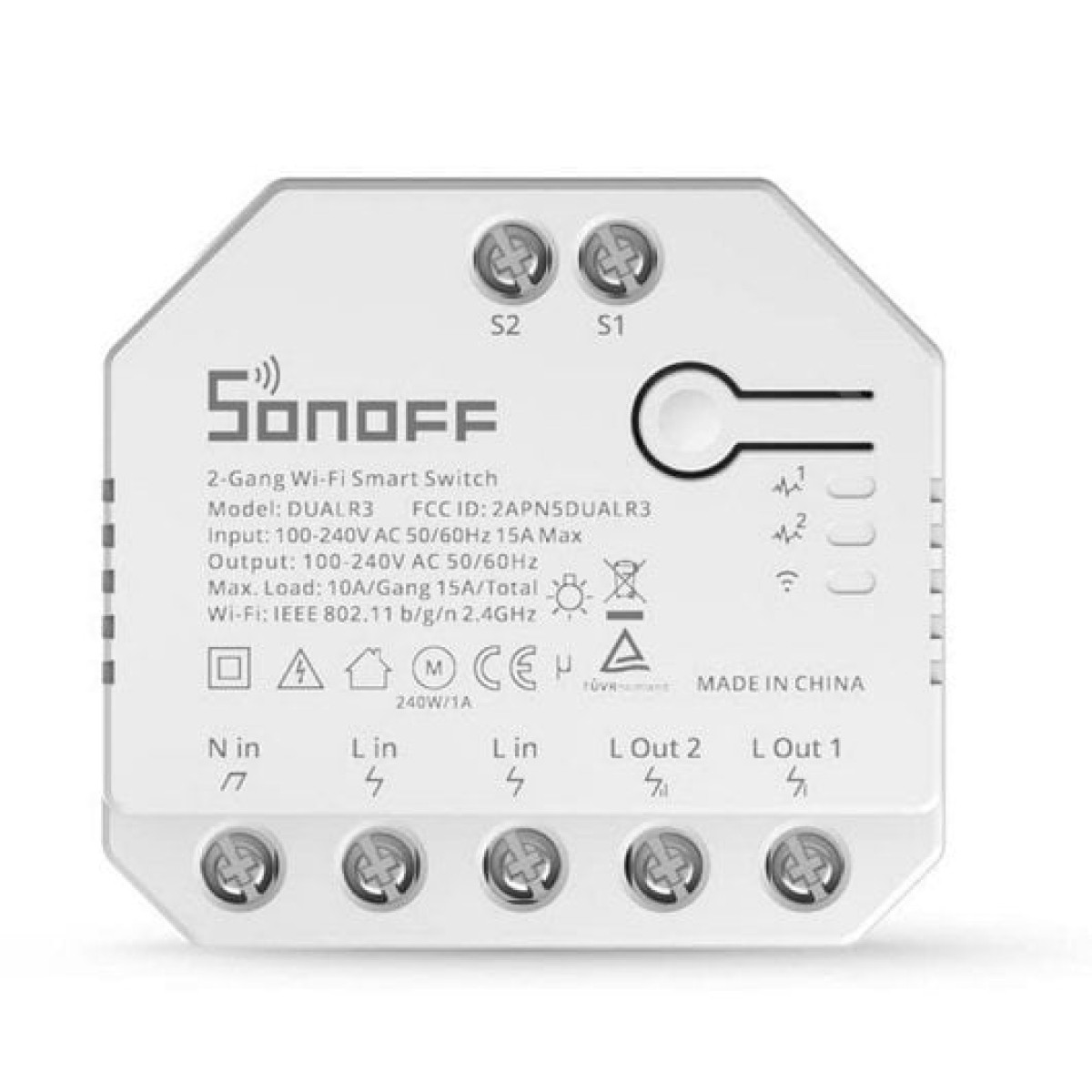 Interruptor inteligente Sonoff Dual R3 Wifi