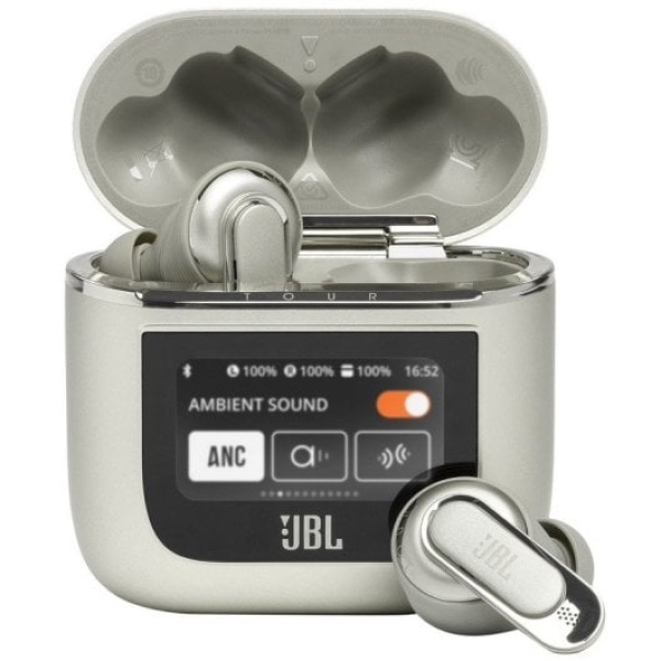 JBL Tour Pro 2 Auriculares Sem Fios com Tecnologia True Adaptive ANC Cinzentos