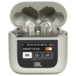 JBL Tour Pro 2 Auriculares Sem Fios com Tecnologia True Adaptive ANC Cinzentos