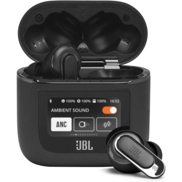JBL Tour Pro 2 Auriculares Sem Fios com Tecnologia True Adaptive ANC Pretos