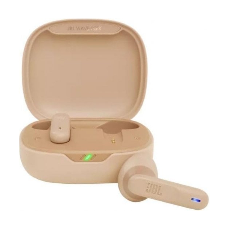 JBL Wave Flex Auriculares Sem Fios Beges