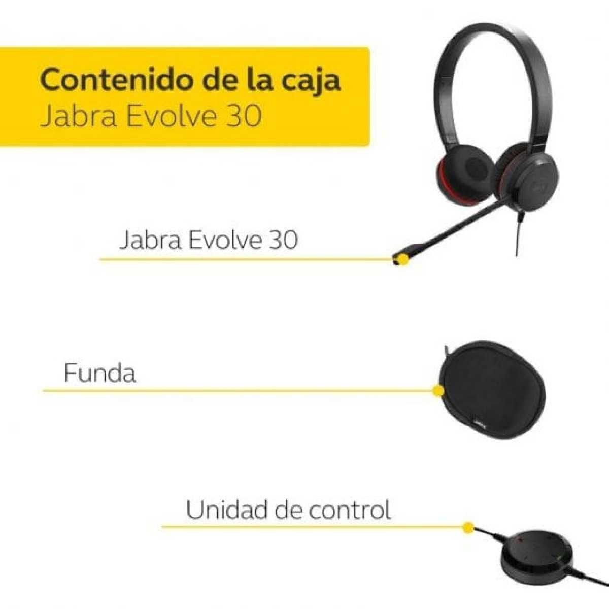 Jabra Evolve 30 II MS Auscultadores com Microfone Pretos