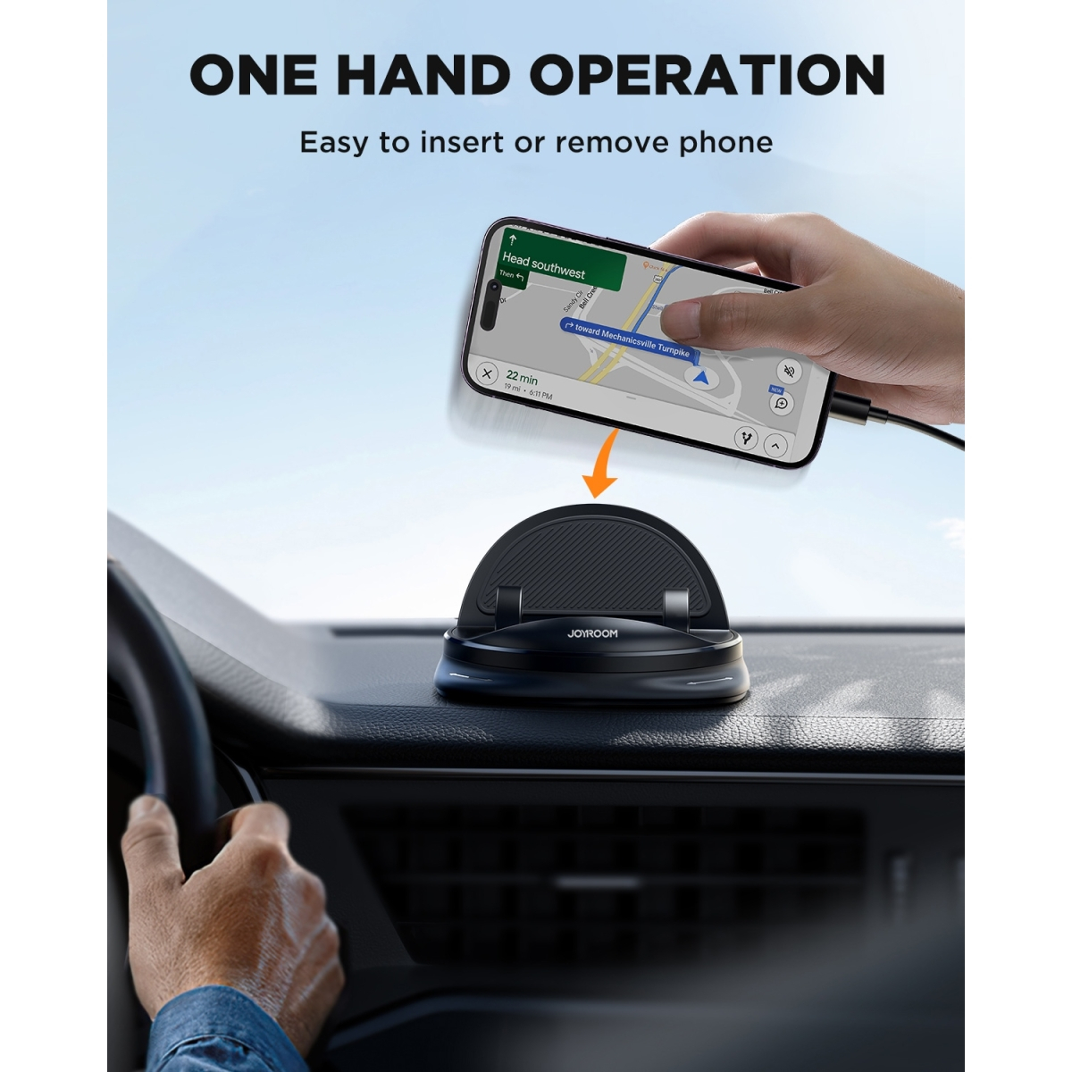 Joyroom Car dashboard holder JR-ZS350 (Black)