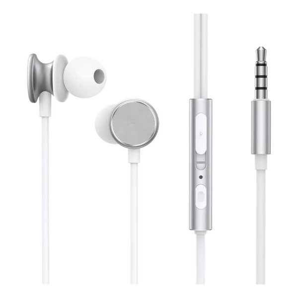 Joyroom JR-EW03 Wired Series In-Ear Metal Wired Earbuds-Silver