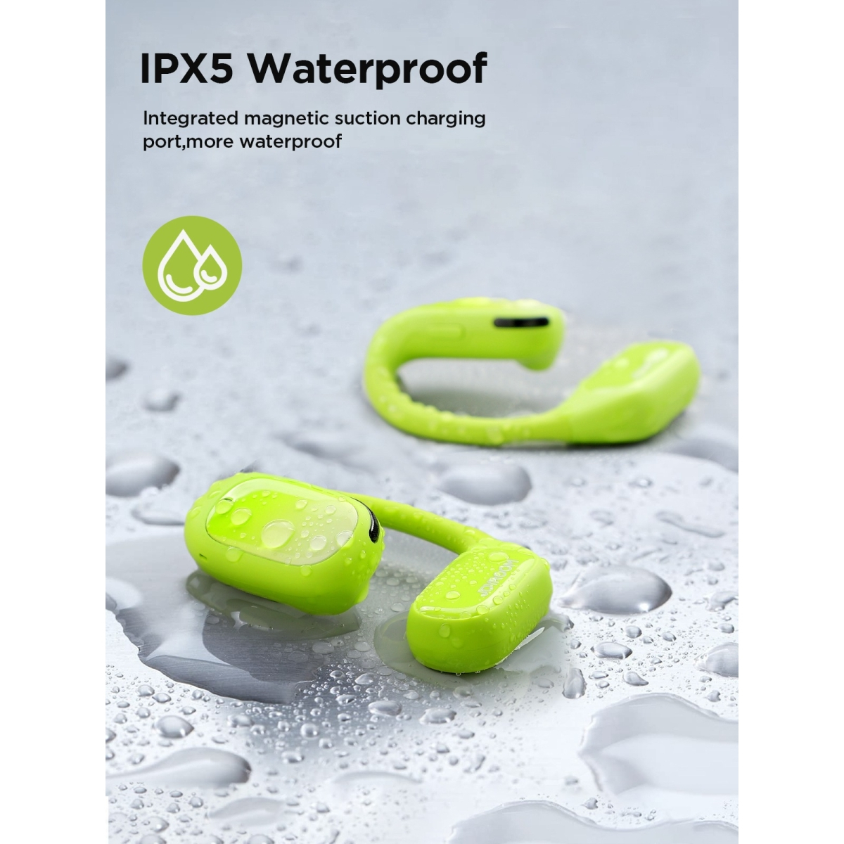 Joyroom Openfree JR-OE1 wireless on-ear headphones - green