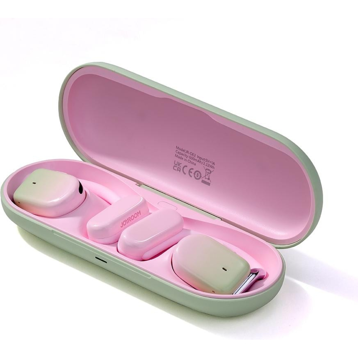 Joyroom Openfree JR-OE2 TWS wireless headphones - pink