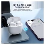 Joyroom TWS Funpods Series JR-FB1 Bluetooth 5.3 wireless headphones - white