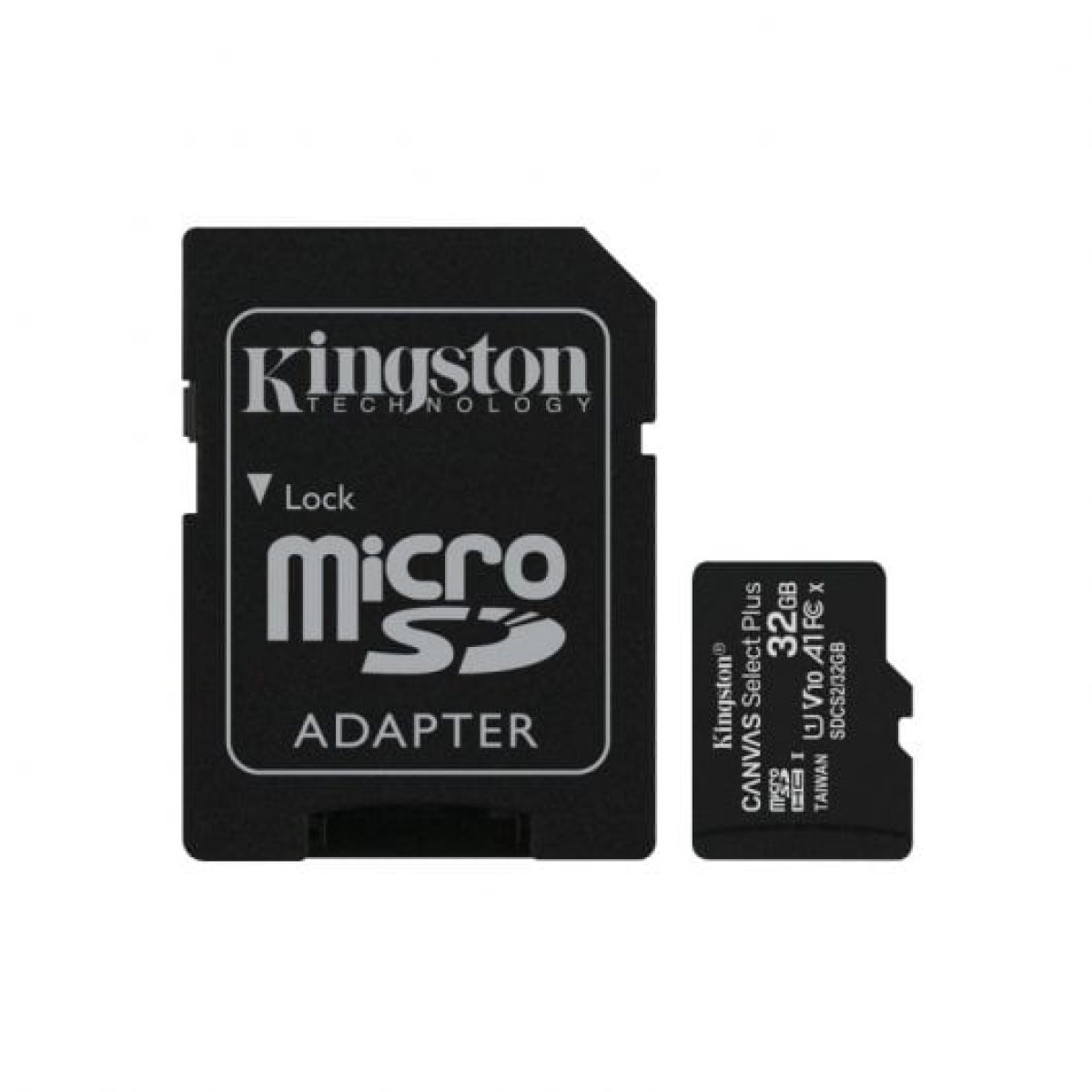 Kingston Canvas Select Plus MicroSDXC 32GB UHS-I U1 V10 Classe 10 Adaptador