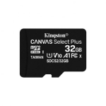 Kingston Canvas Select Plus MicroSDXC 32GB UHS-I U1 V10 Classe 10 Adaptador