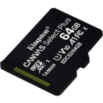 Kingston Canvas Select Plus MicroSDXC 64GB UHS-I U1 V10 Classe 10