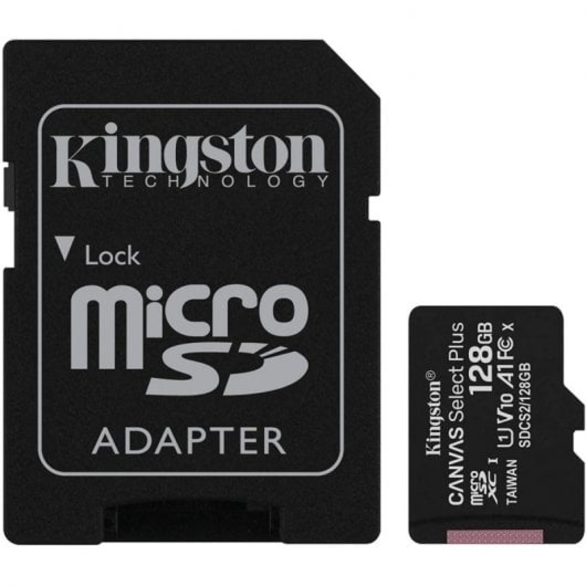Kingston Canvas Select Plus MicroSDXC UHS-I 128GB Classe 10