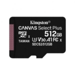 Kingston Canvas Select Plus MicroSDXC UHS-I 512GB Classe 10 Adaptador SD