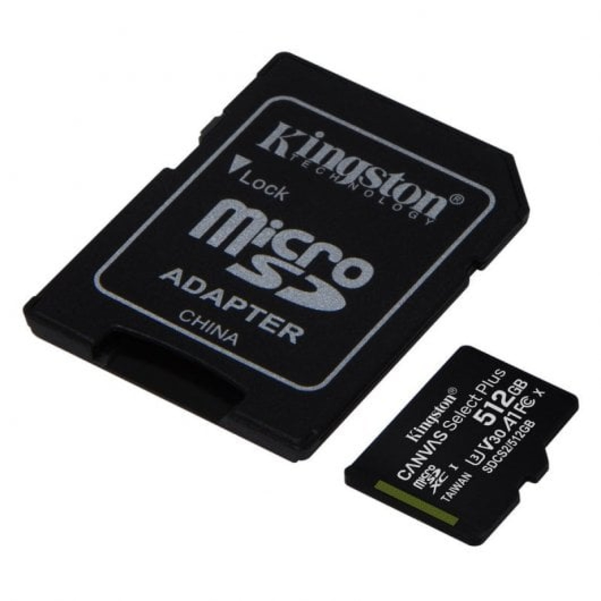 Kingston Canvas Select Plus MicroSDXC UHS-I 512GB Classe 10 Adaptador SD