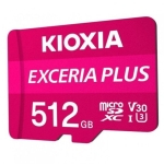 Kioxia Exceria Plus MicroSDXC 512GB UHS-I V30 Classe 10 Adaptador SD