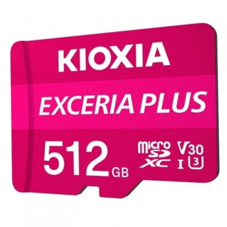Kioxia Exceria Plus MicroSDXC 512GB UHS-I V30 Classe 10 Adaptador SD