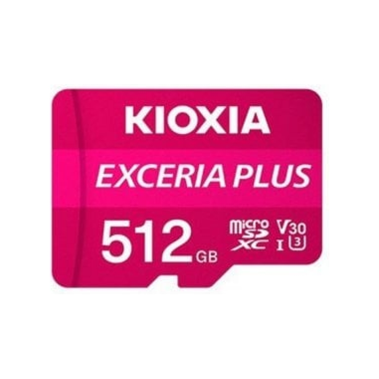 Kioxia Exceria Plus MicroSDXC 512GB UHS-I V30 Classe 10 Adaptador SD