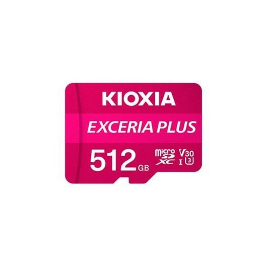 Kioxia Exceria Plus MicroSDXC 512GB UHS-I V30 Classe 10 Adaptador SD