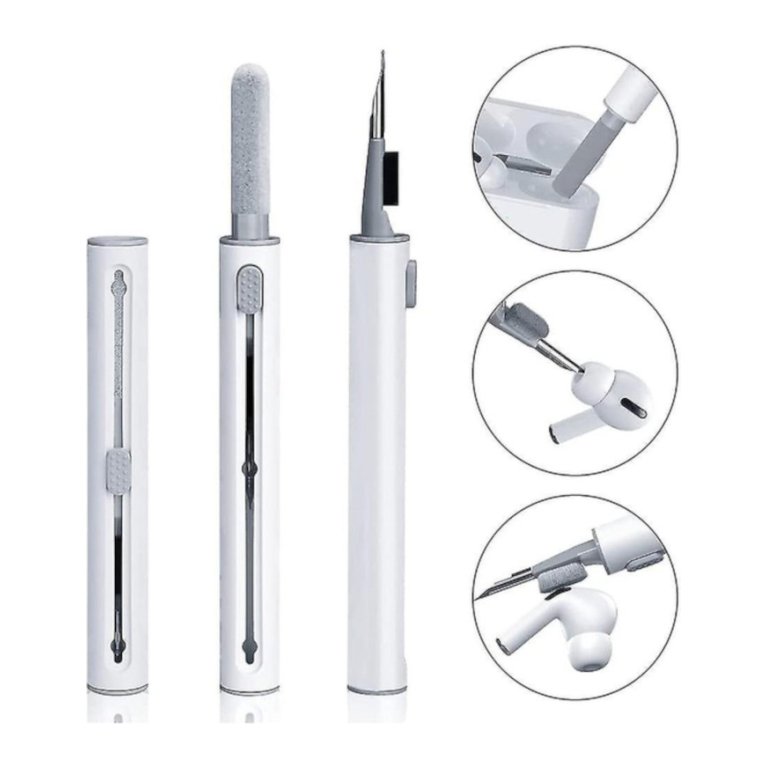 Kit de Limpeza Multifuncional de Auriculares Smartphones e Tablets 2ªGer Preto