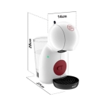 Krups Nescafé Dolce Gusto Piccolo XS KP1A31P16 Máquina de Café de Cápsulas Multibebida 15 Bar Branca