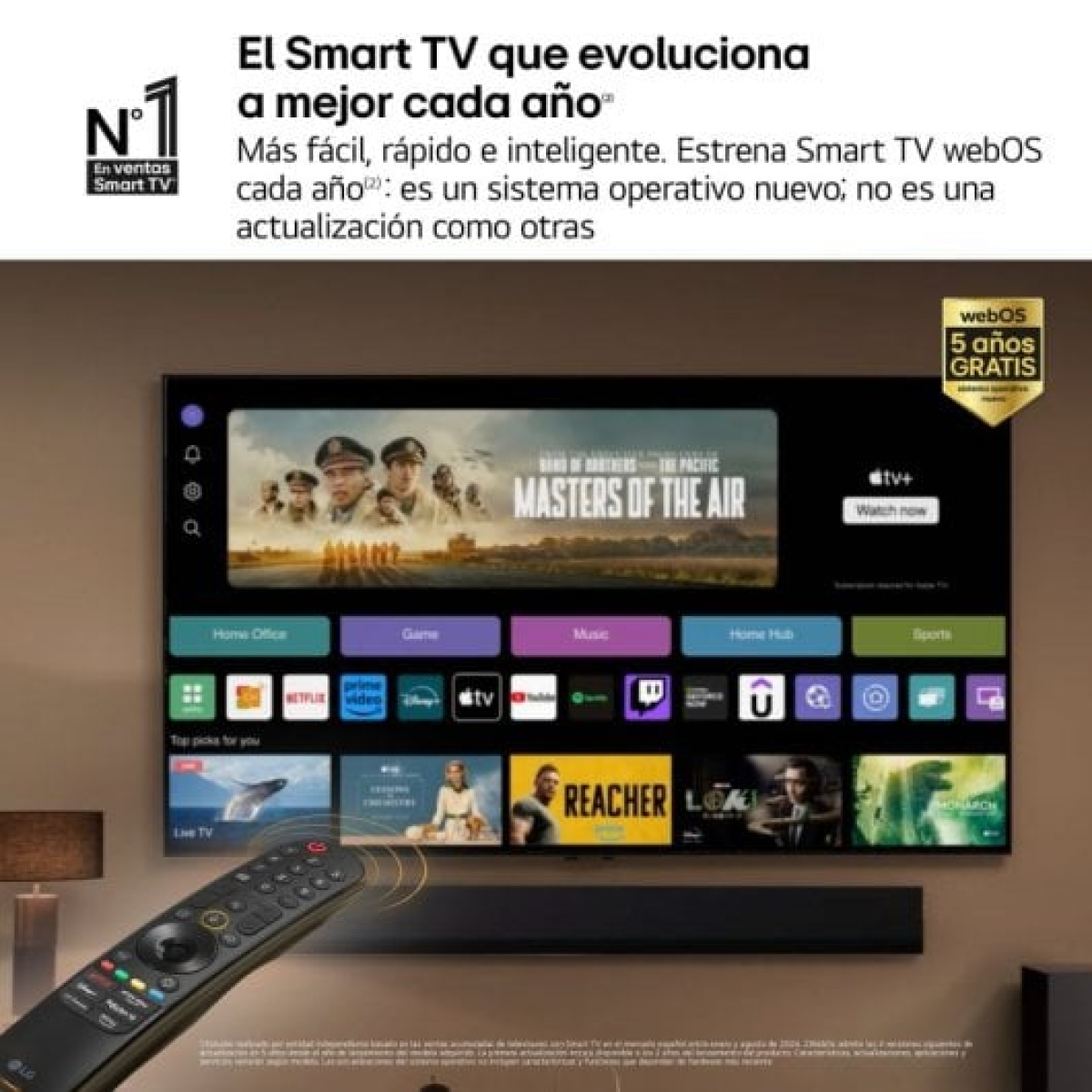 LG 50QNED87T6B 50" QNED UltraHD 4K HDR10 Pro 120Hz WebOS24 AI ThinQ