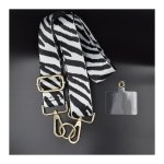 Lanyard Para Telemóvel Branco e Preto - Universal com Cartão para todas as capas