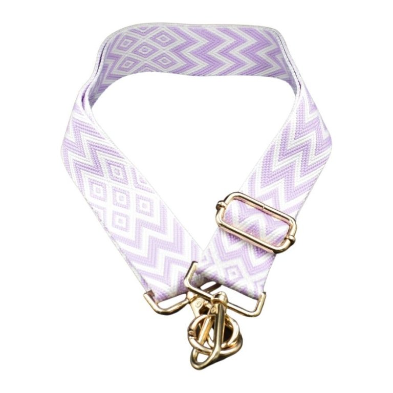 Lanyard Para Telemóvel Lavanda e Branco - Universal com Cartão para todas as capas