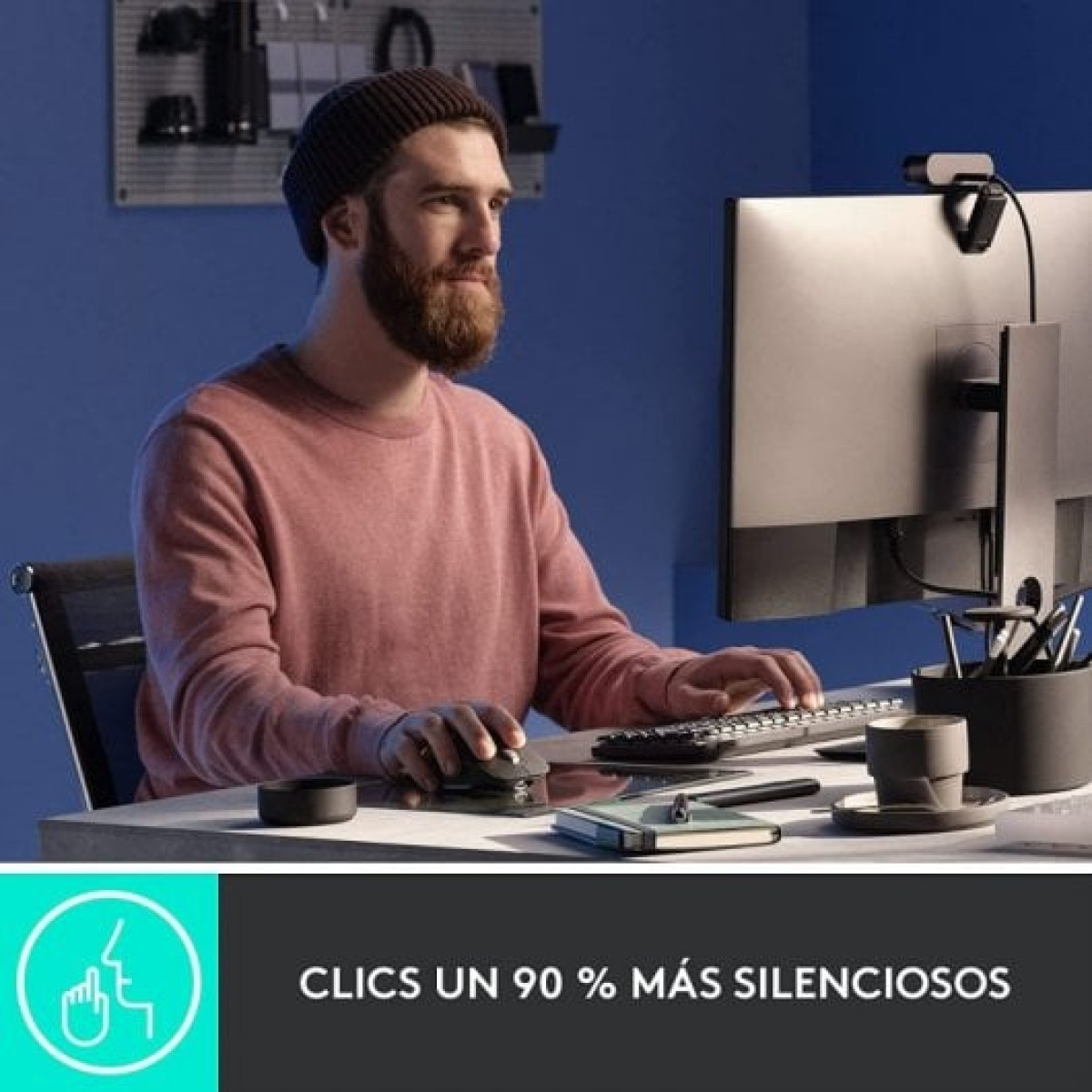 Logitech MX Master 3S Performance Rato Sem Fios 8000 DPI Grafite