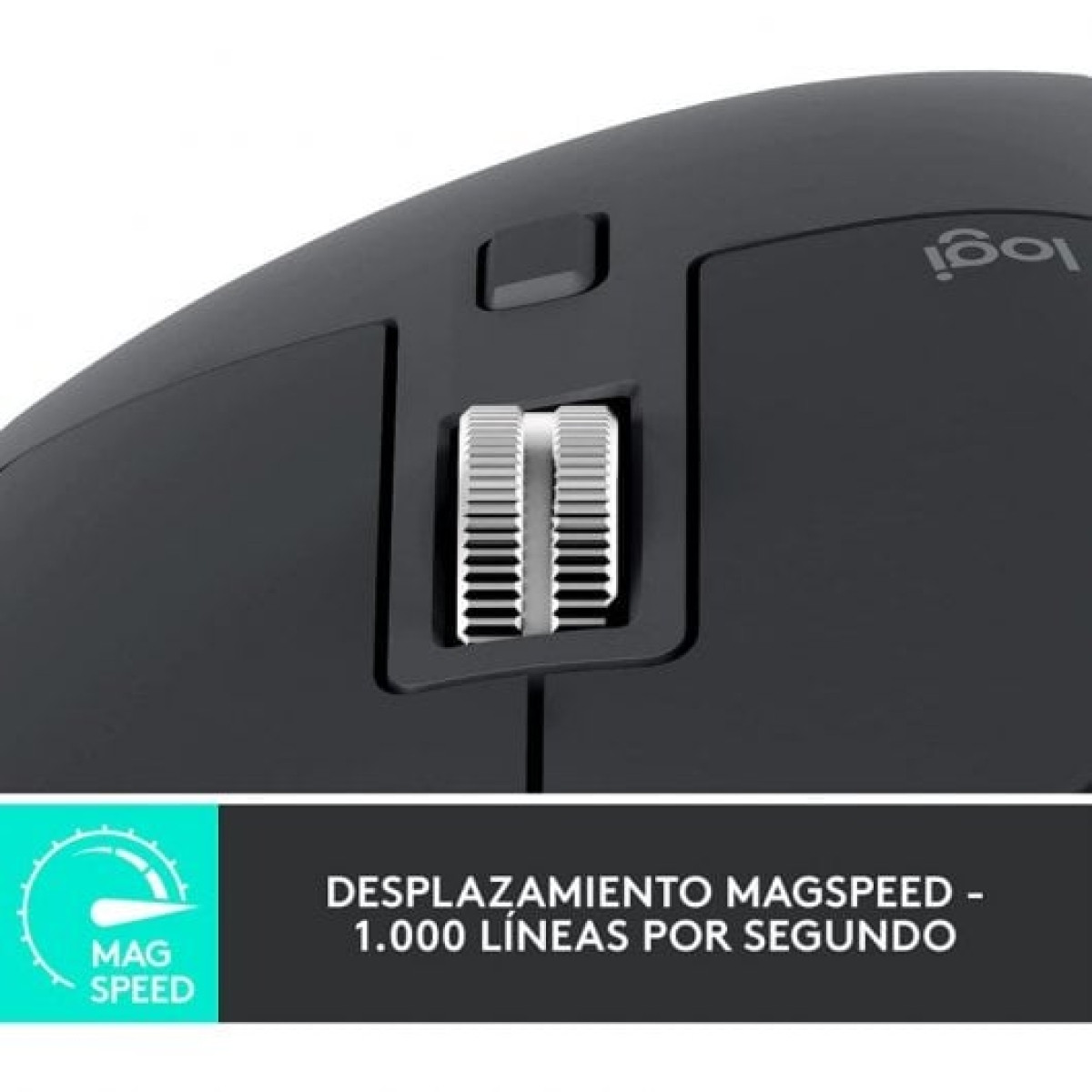 Logitech MX Master 3S Performance Rato Sem Fios 8000 DPI Grafite