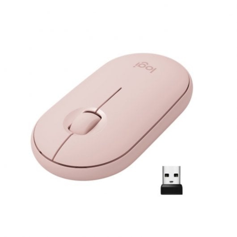 Logitech Pebble M350 Rato Ótico Sem Fios Rosa