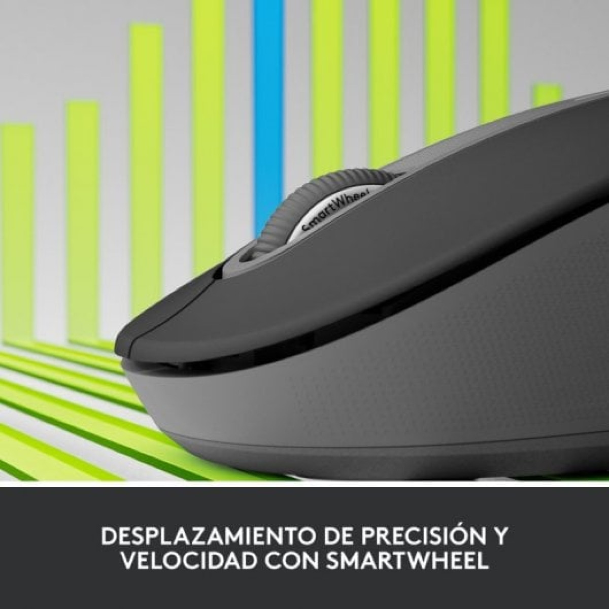 Logitech Signature M650 Rato Ótico Sem Fios 2000DPI Grafite