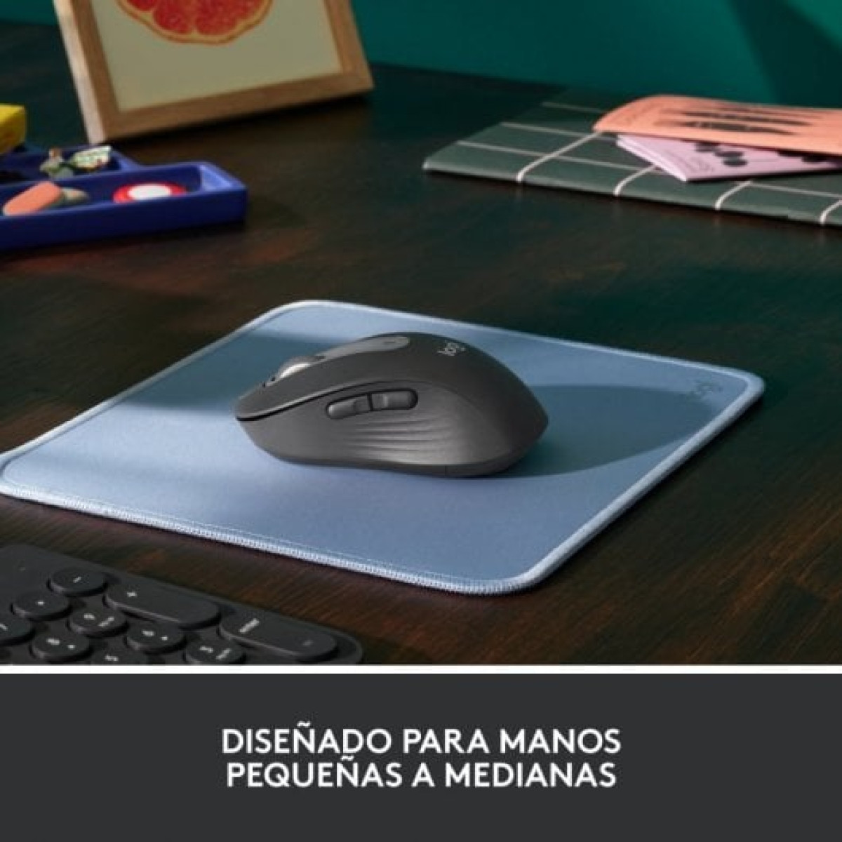 Logitech Signature M650 Rato Ótico Sem Fios 2000DPI Grafite