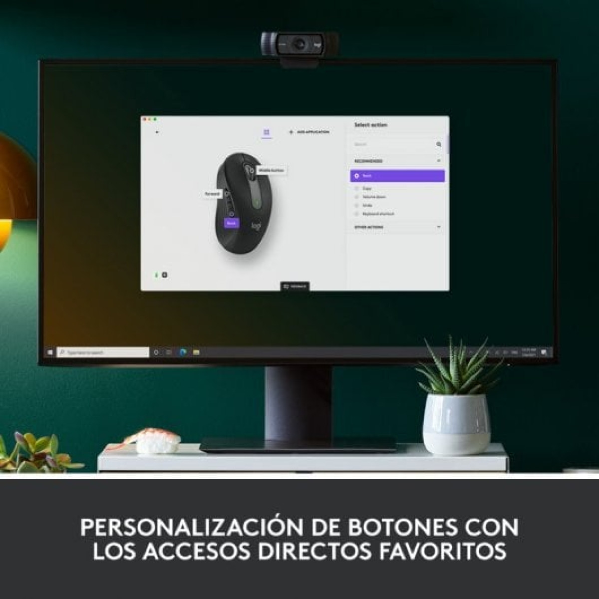 Logitech Signature M650 Rato Ótico Sem Fios 2000DPI Grafite