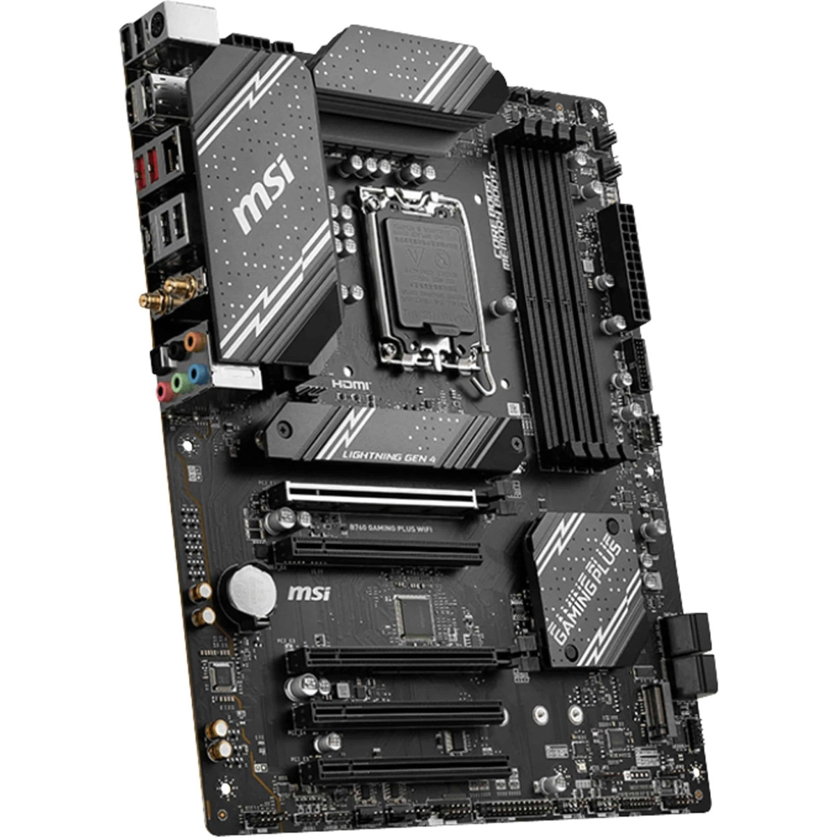 MSI B760 GAMING PLUS WIFI LGA1700 mATX MB 4xDDR5 4xSATA 2xM.2