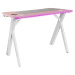 Mars Gaming Bureau Gamer Mgd100 RGB (Rose/Blanc)