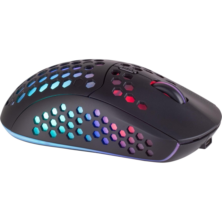 Mars Gaming MMW3, Wireless Gaming Mouse, RGB Flow, Ultralight,, Black