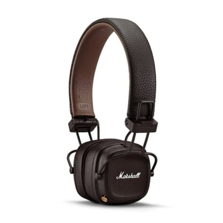 Marshall Major IV Auscultadores Bluetooth Dobráveis com 80h de Autonomia Castanhos