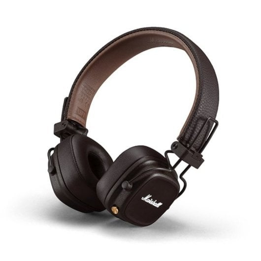 Marshall Major IV Auscultadores Bluetooth Dobráveis com 80h de Autonomia Castanhos