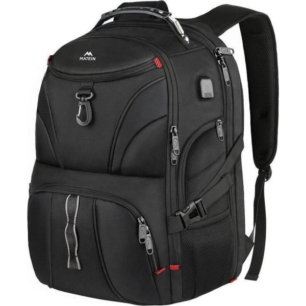 Matein 17" laptop travel backpack 1211 Black