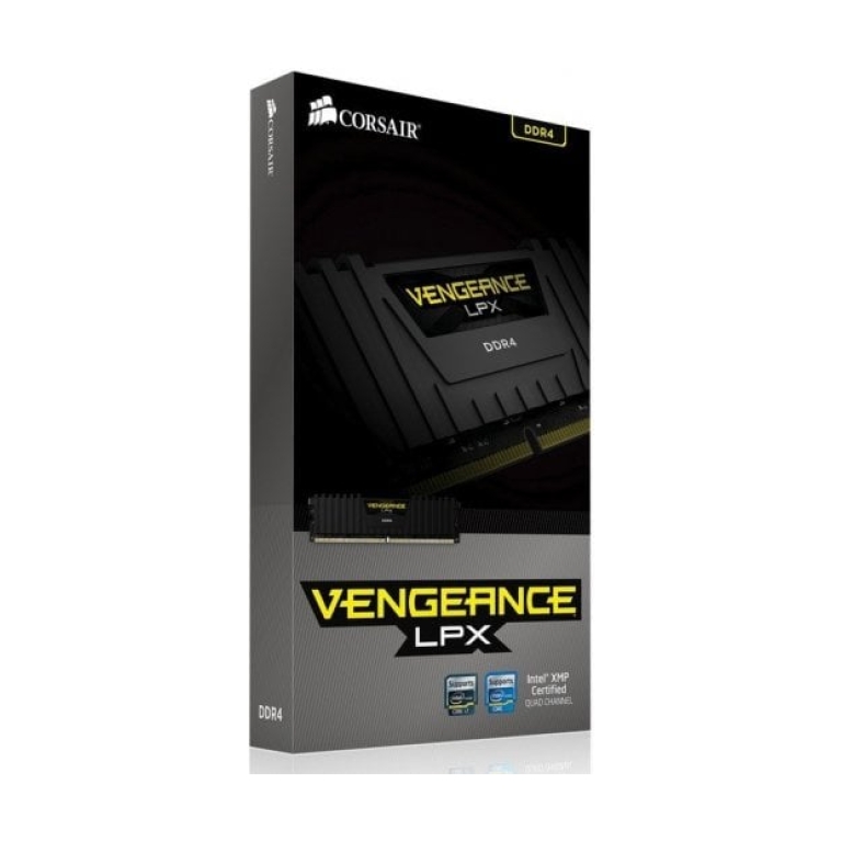 Memória RAM Corsair Vengeance LPX DDR4 3200 PC4-25600 16GB 2X8GB CL16 Preta