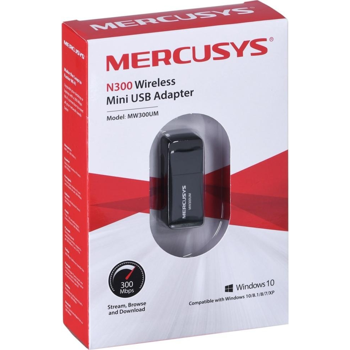 Mercusys MW300UM Network Card Built-in USB